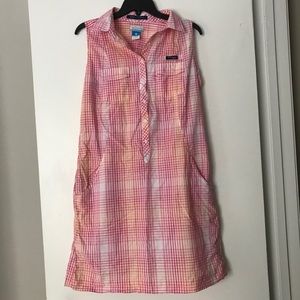 Plaid print dress